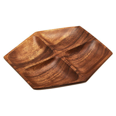 Acacia Large Four Section Serving Dish | Kora