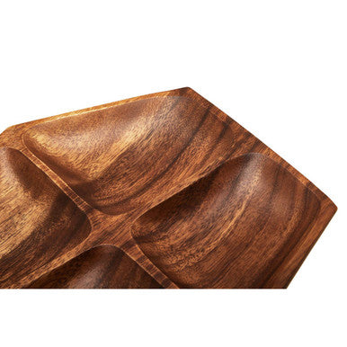 Acacia Large Four Section Serving Dish | Kora