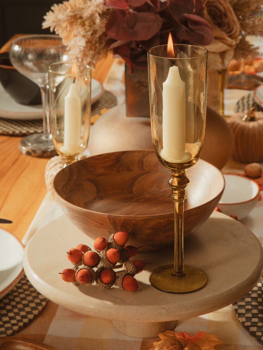 Large Round Sheesham Wood Salad Bowl | Rosi