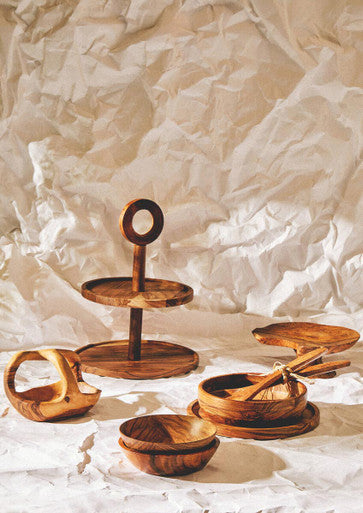 Rosi Large Sheesham Wood Platter