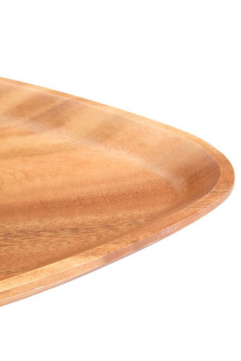 Kora Acacia Large Curved Triangular Serving Dish