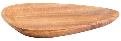 Kora Acacia Small Curved Triangular Serving Dish