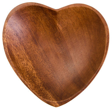 Kora Acacia Heart Shape Serving Dish
