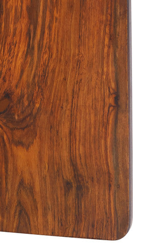 Rosi Organic Shaped Tropical Rosewood Serving or Cutting Board with Natural Finish