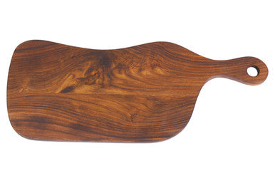 Rosi Tropical Rosewood Serving or Cutting Board in Organic Shape with Natural Finish