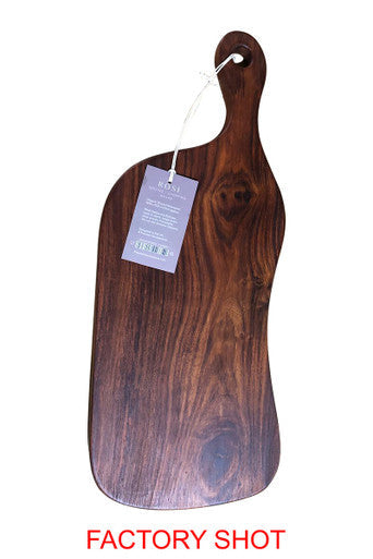 Rosi Tropical Rosewood Serving or Cutting Board in Organic Shape with Natural Finish