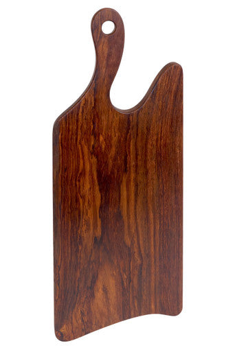 Rosi Tropical Rosewood Serving or Cutting Board in Organic Shape and Natural Finish