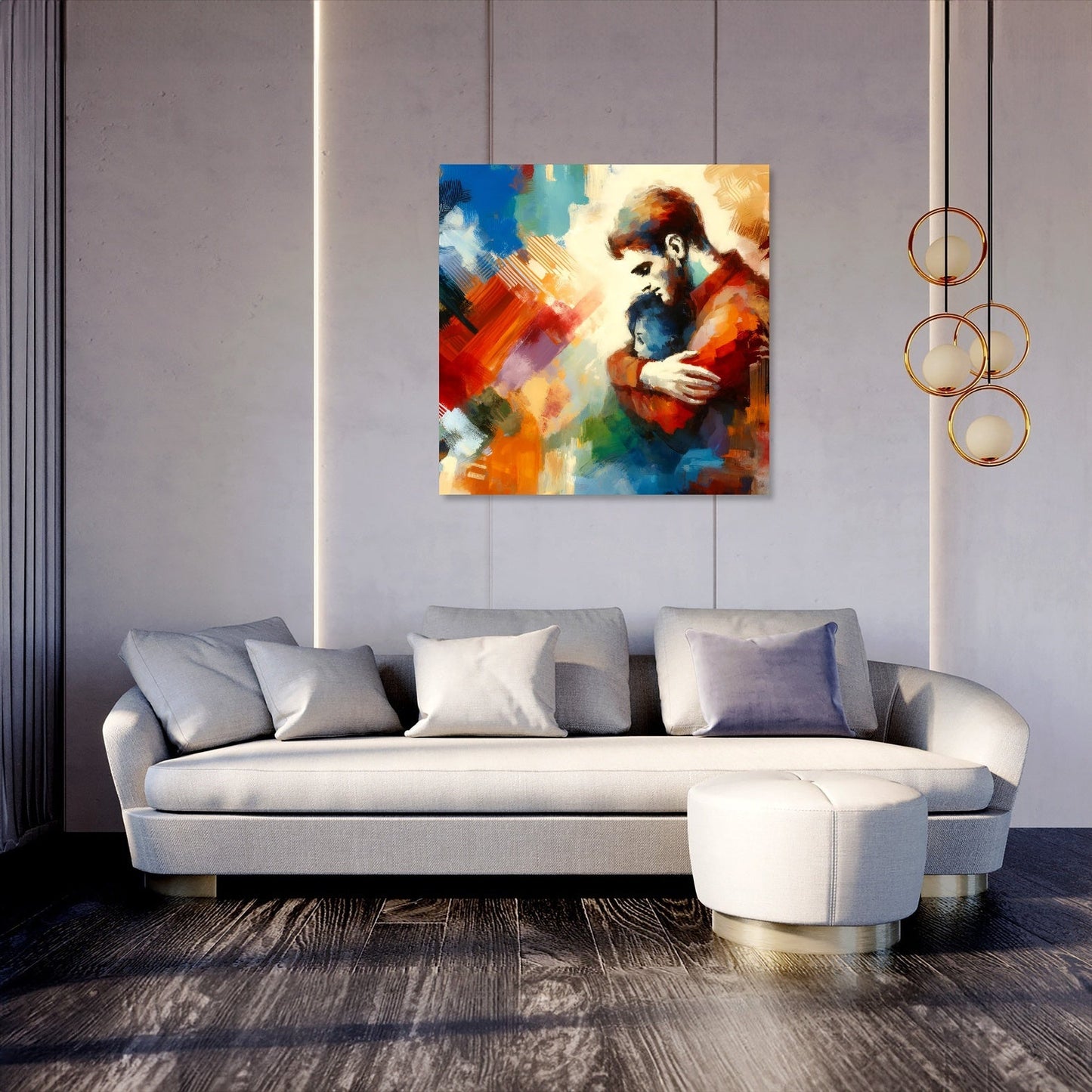 Embrace of Colours Canvas
