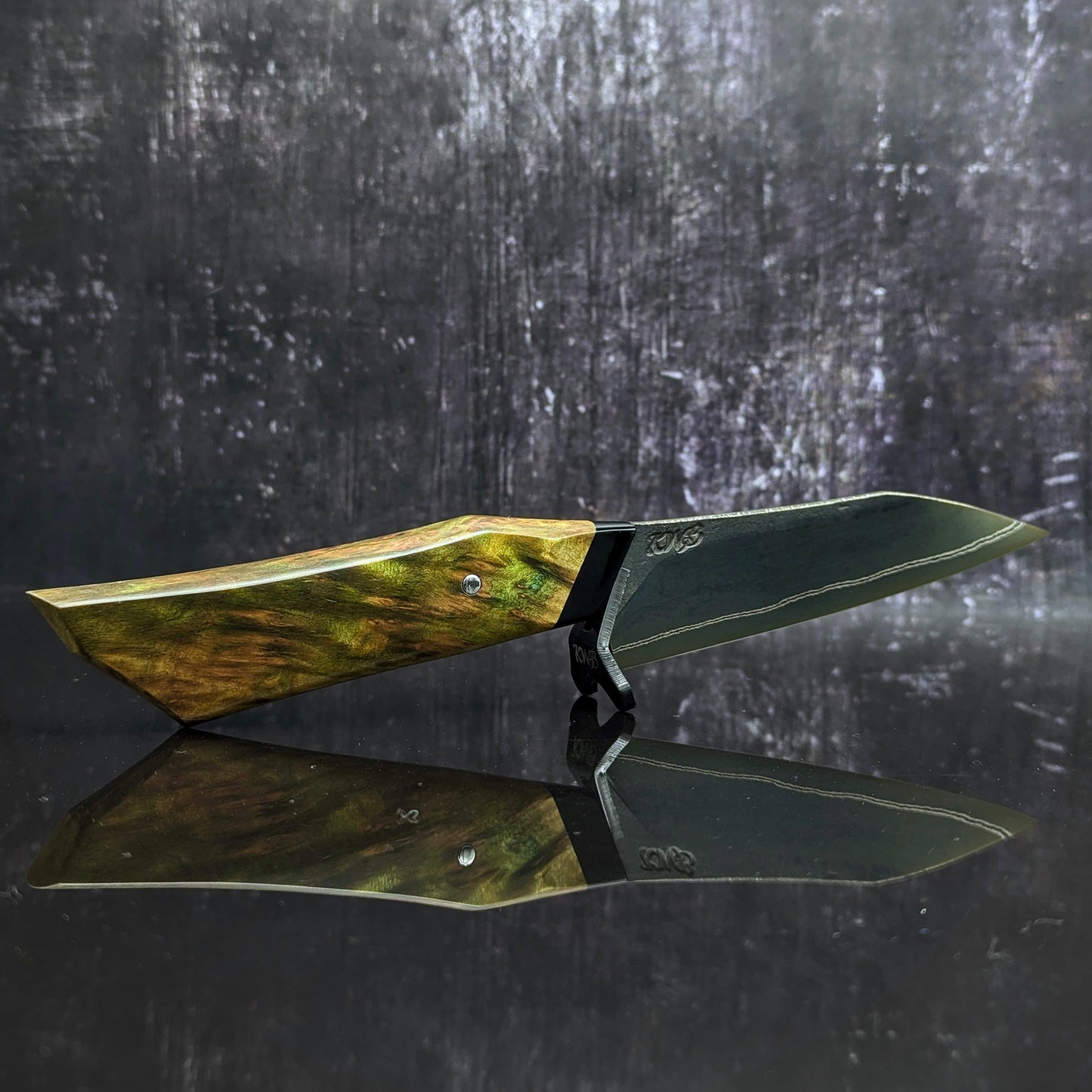 110mm double stripe Paring knife | Handmade Kitchen Knives