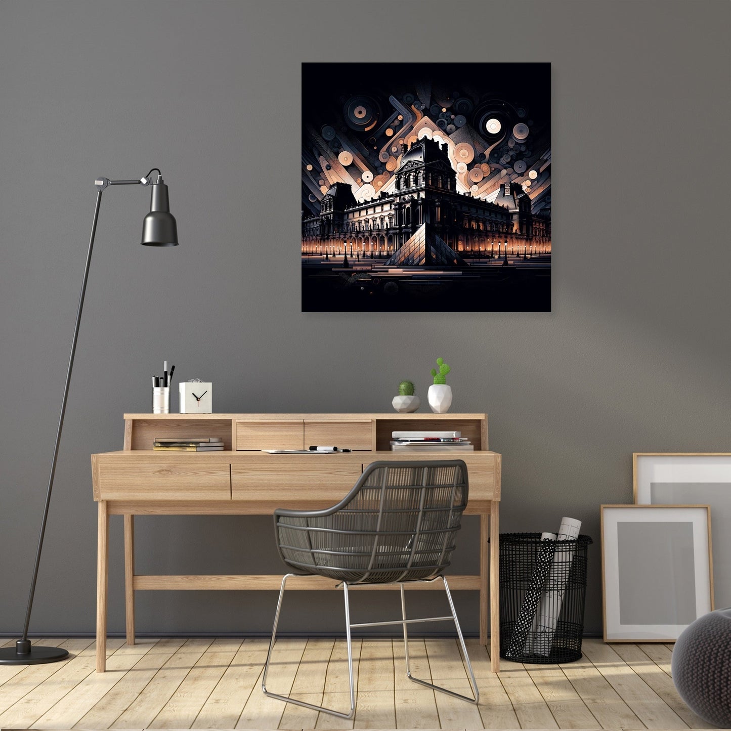 Ghosts of Paris Louvre Canvas