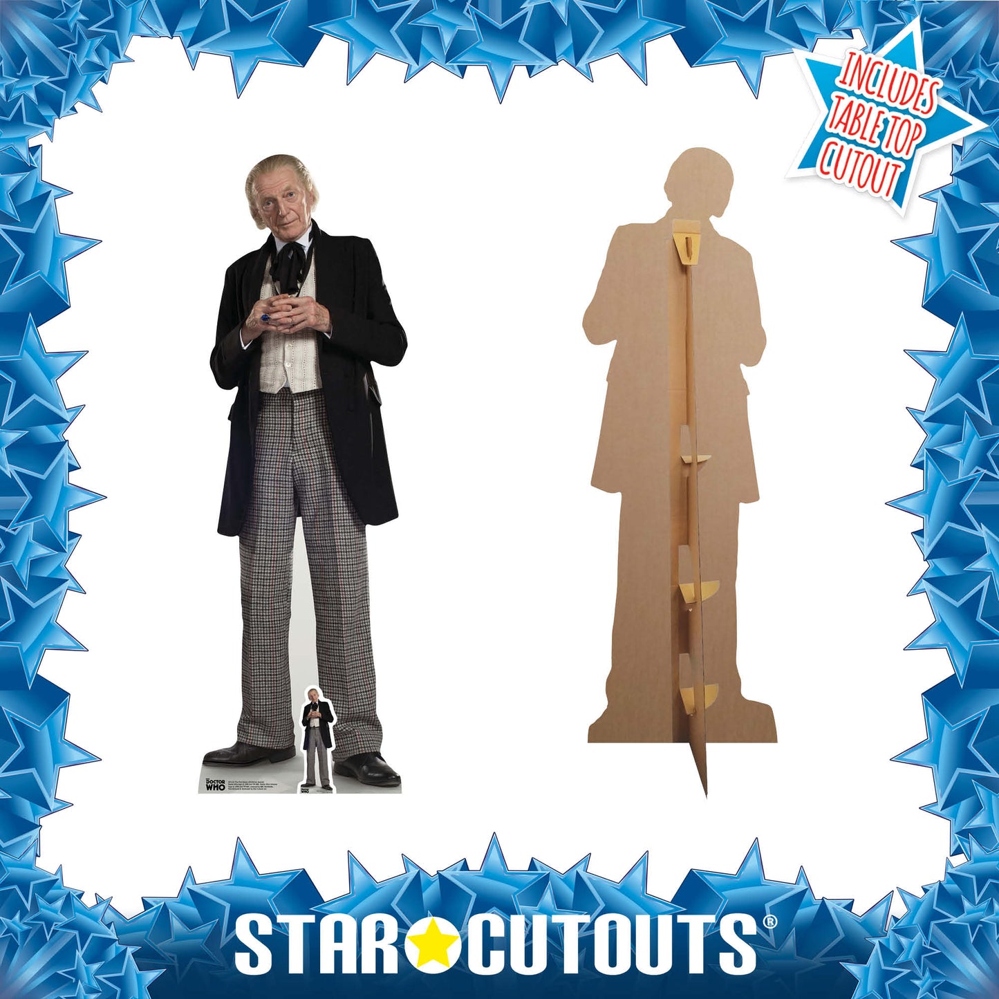 SC1116 The First Doctor David Bradley Christmas Special Cardboard Cut Out Height 174cm