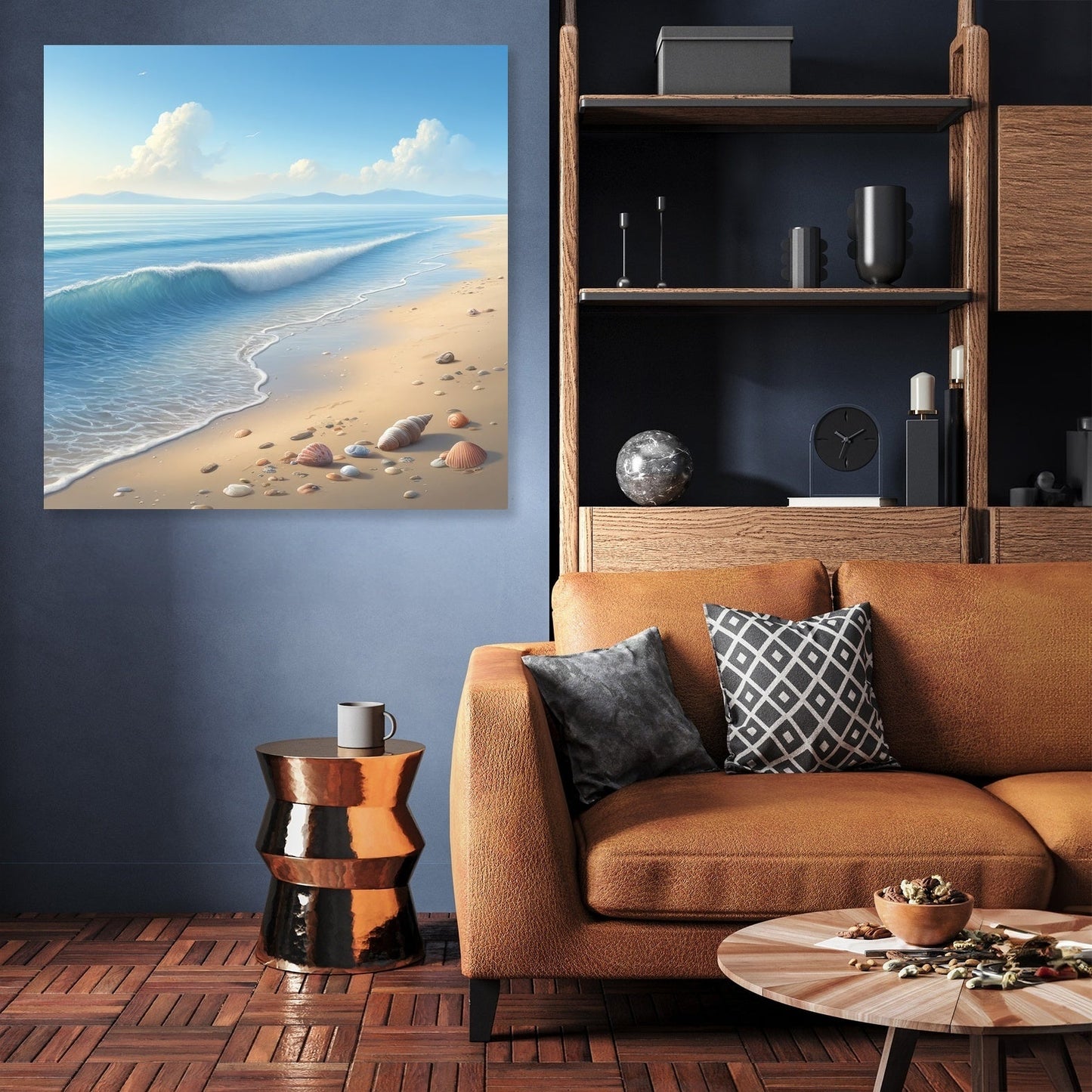 Tranquil Beachscape Canvas