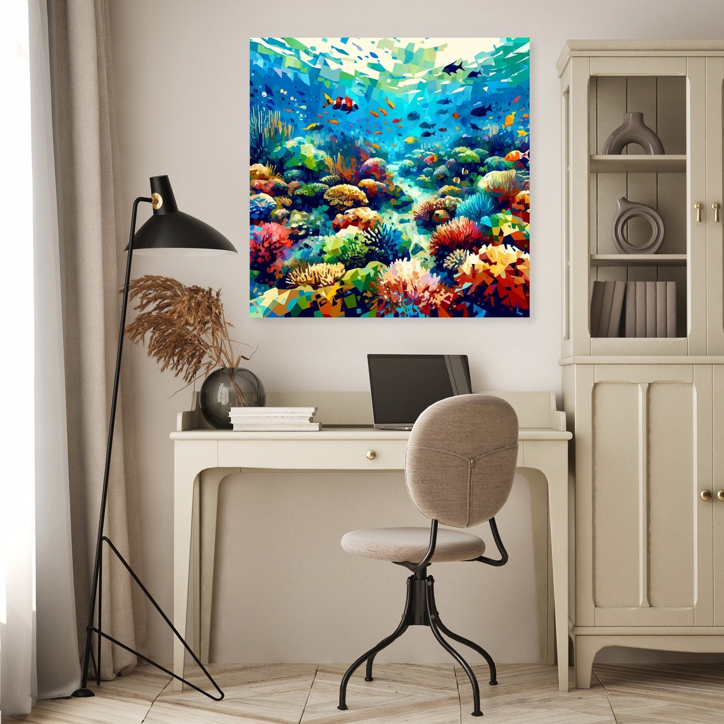 Great Barrier Reef Abstract Canvas