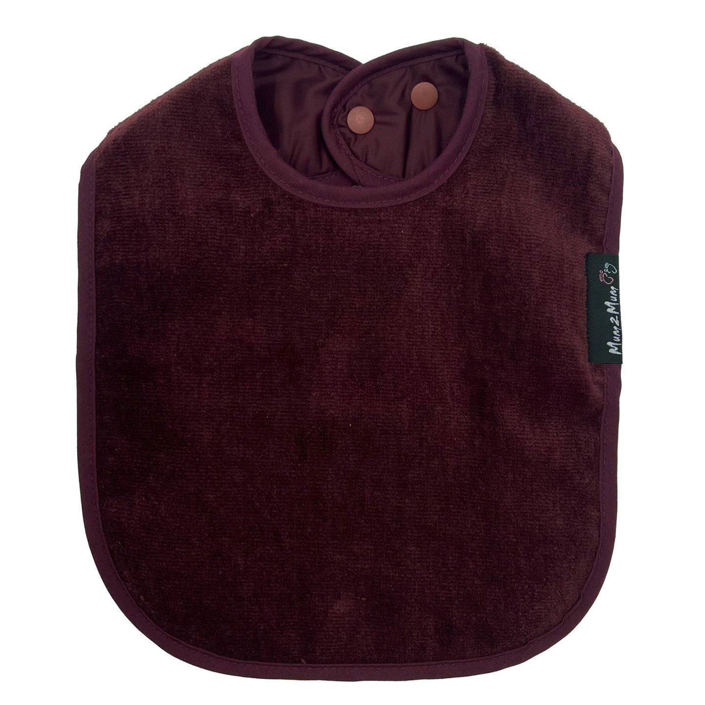 Mum 2 Mum Standard Wonder Bib - Plum