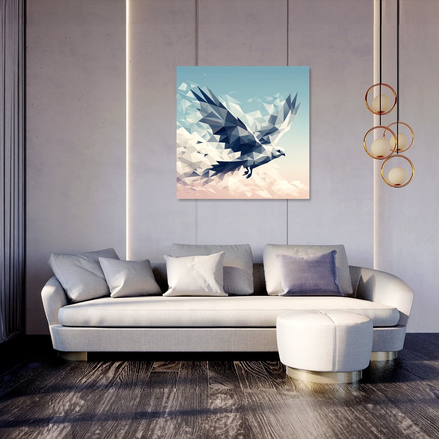 Flight in Geometry Canvas