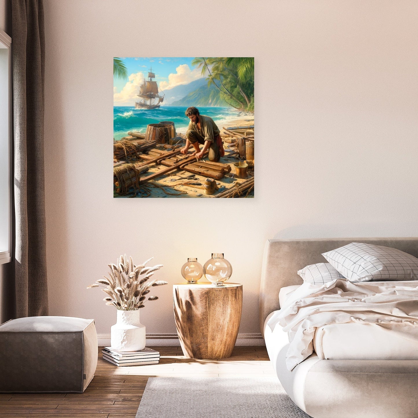 Island Raft Builder Canvas