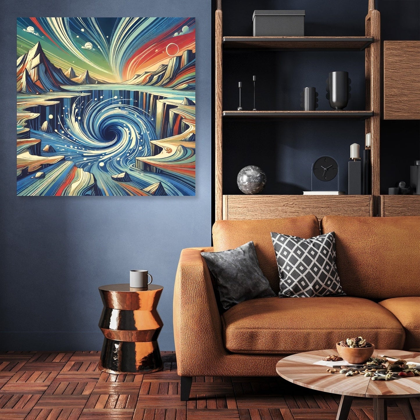Oceanic Vortex Canvas