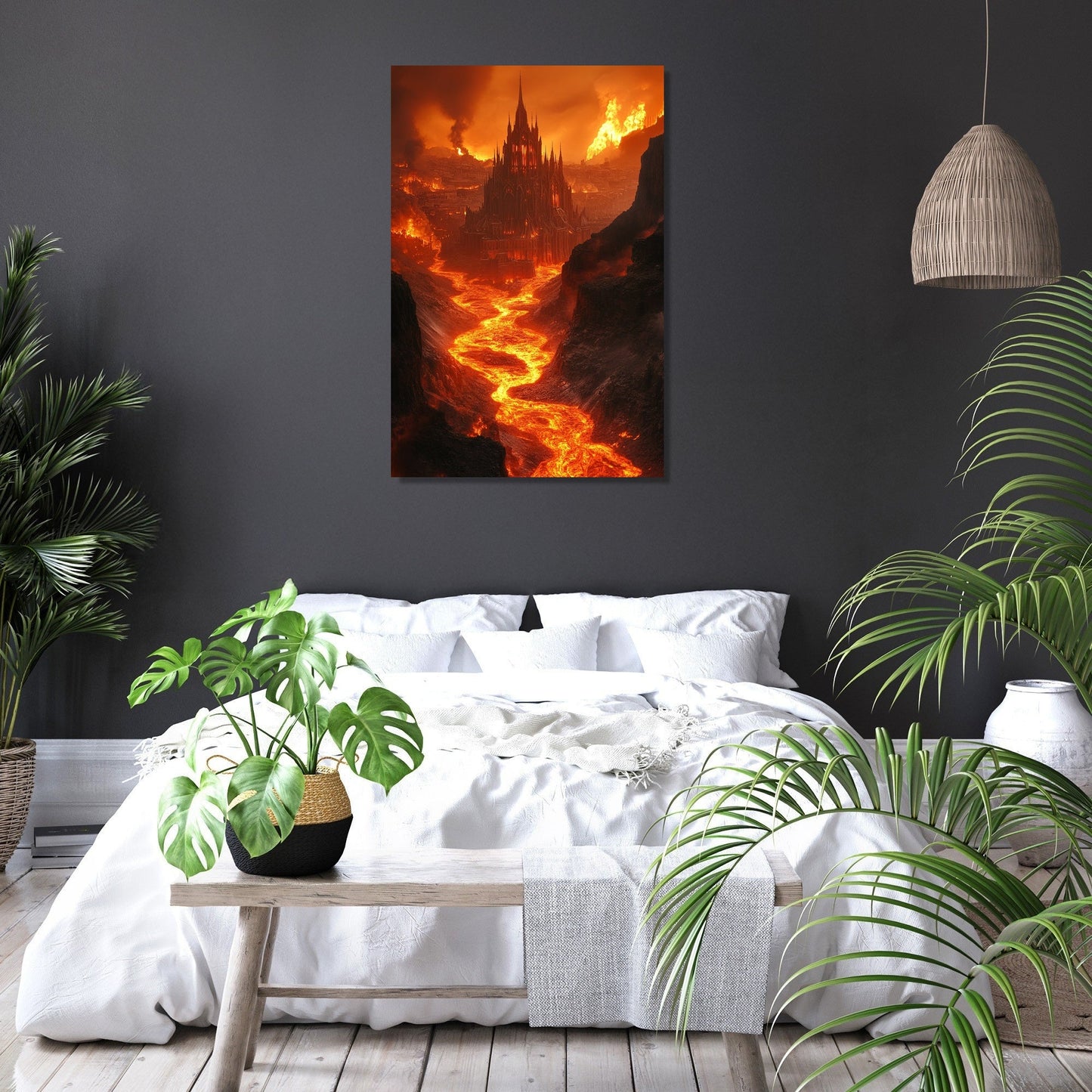 Infernal Metropolis Canvas