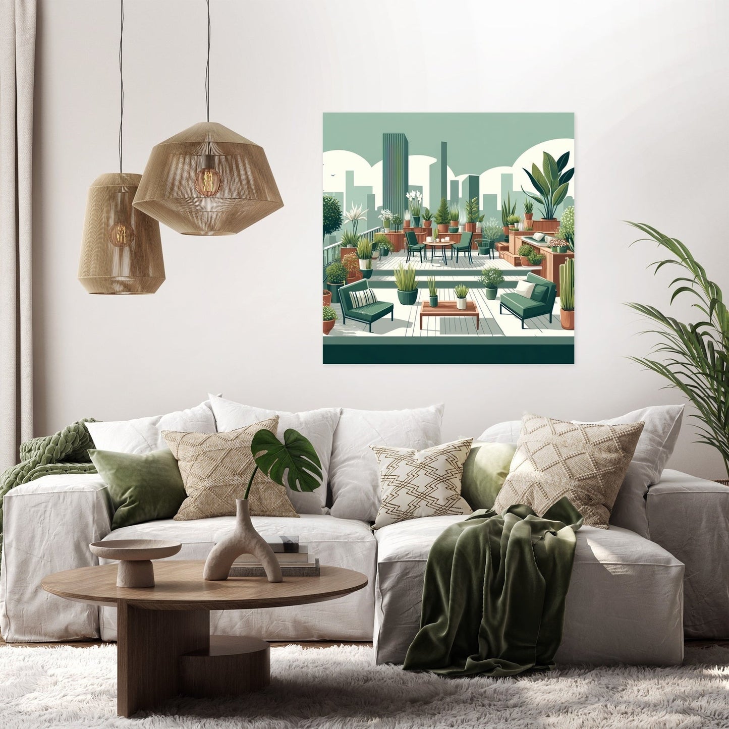Rooftop Retreat Canvas