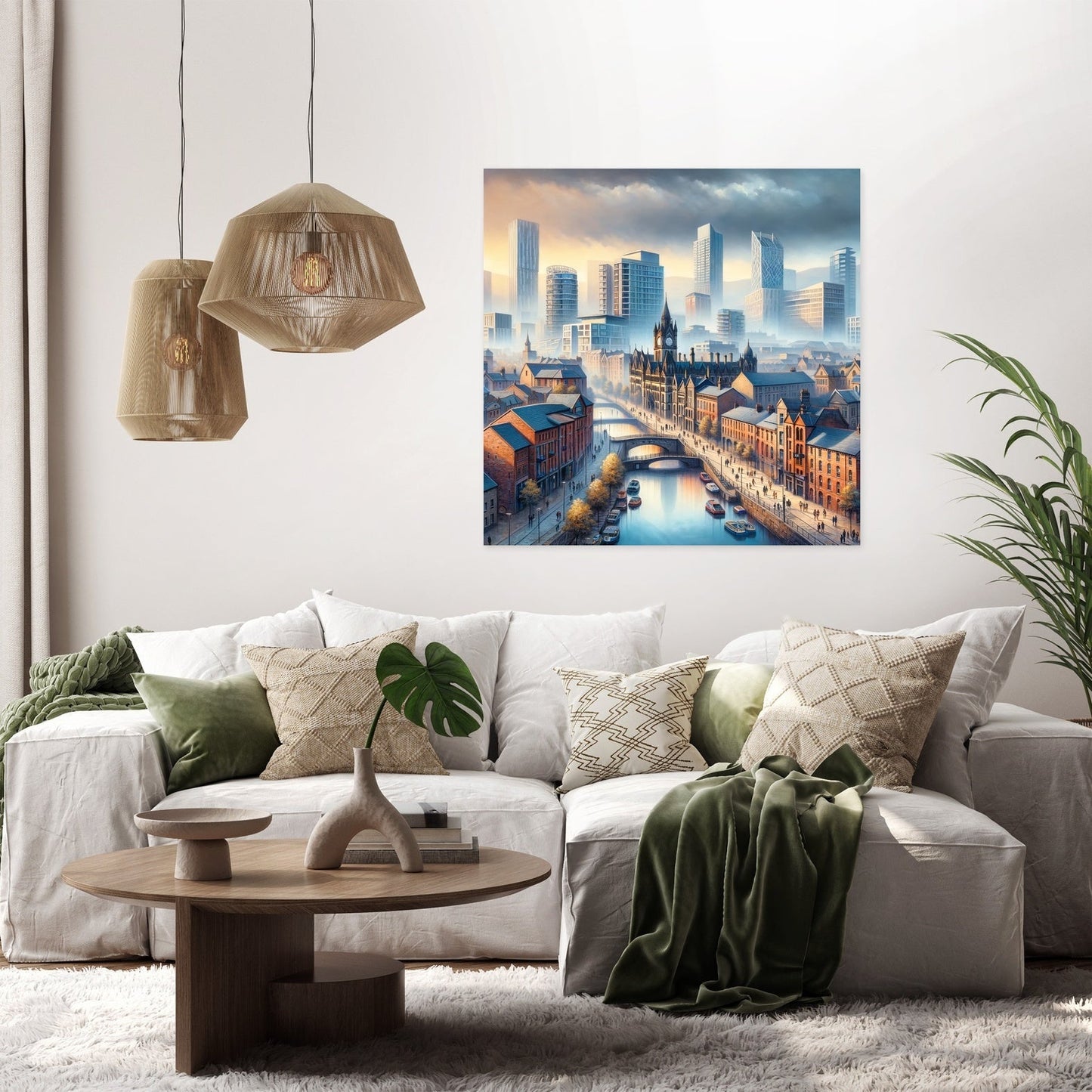Manchester Mosaic Canvas