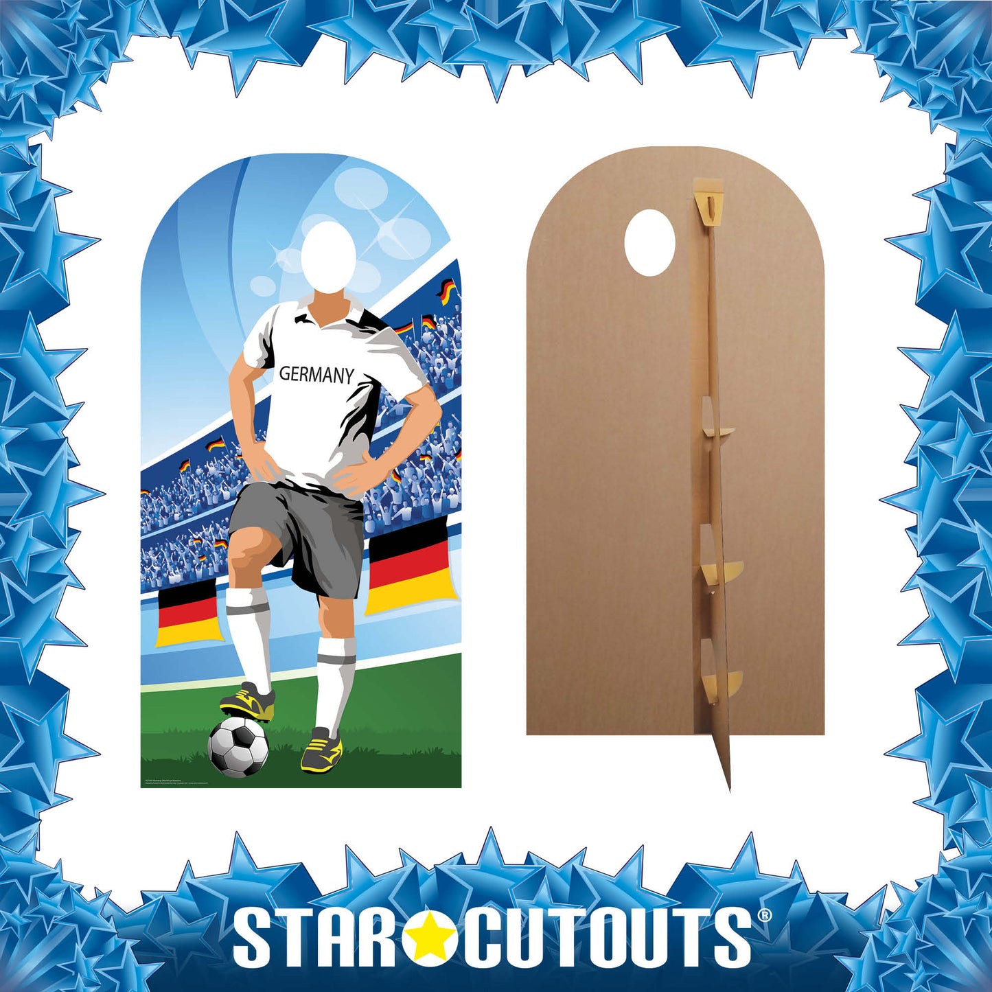 SC1165 Germany World Cup 2026  Football Stand In Cardboard Cutout Height 190cm