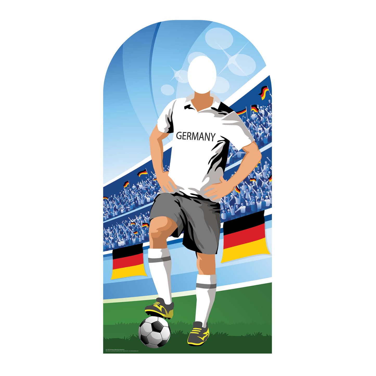 SC1165 Germany World Cup 2026  Football Stand In Cardboard Cutout Height 190cm