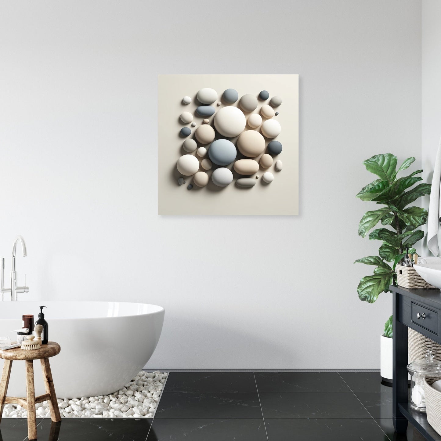 Pebble Harmony Canvas
