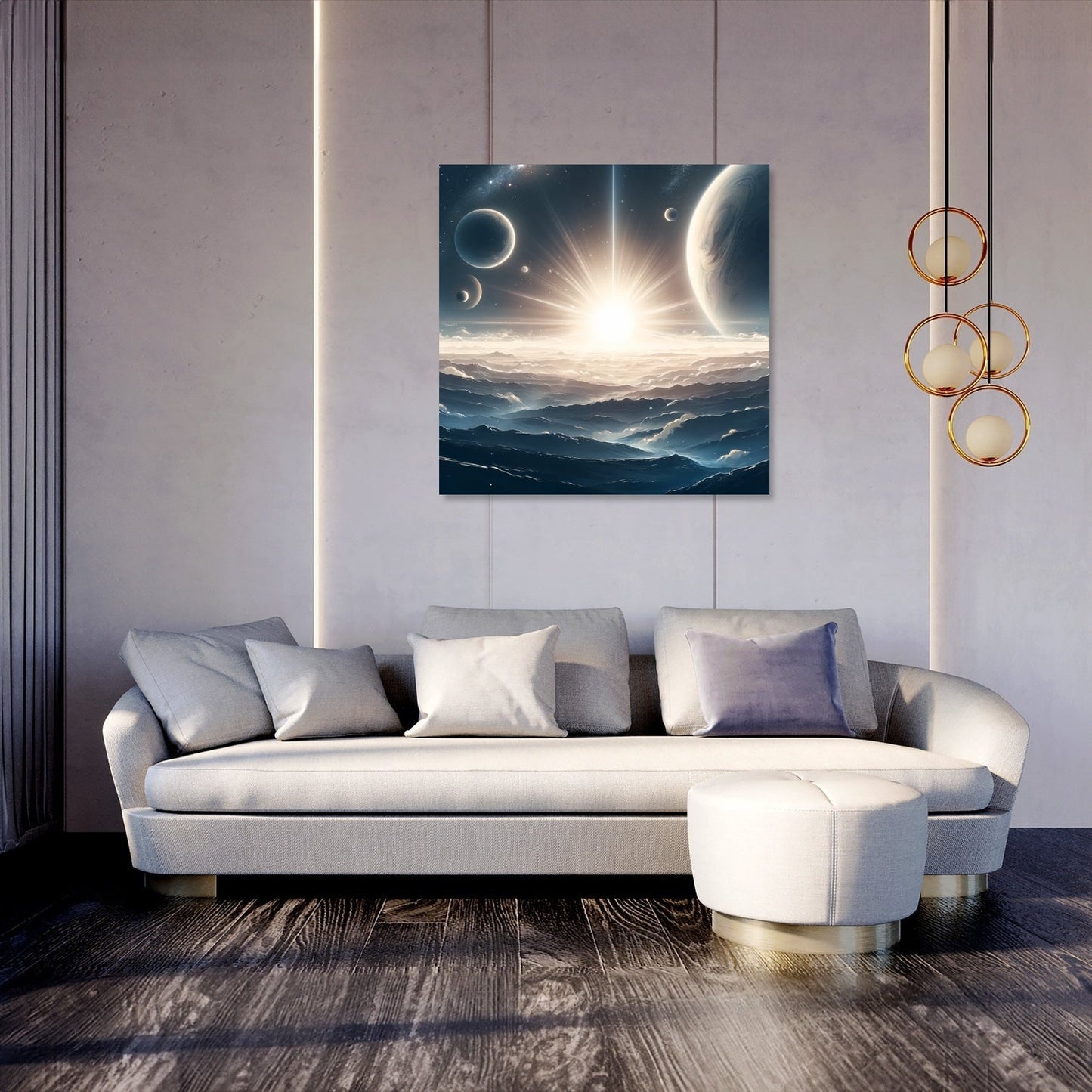 Planetary Vista Canvas