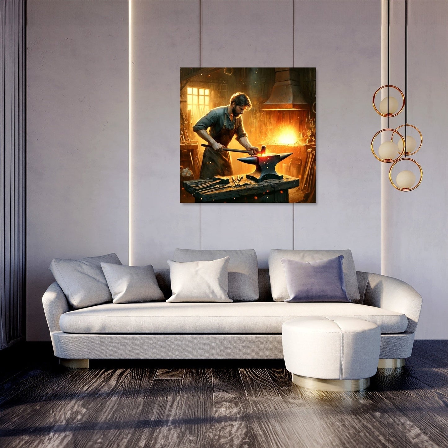 Forging Passion Canvas