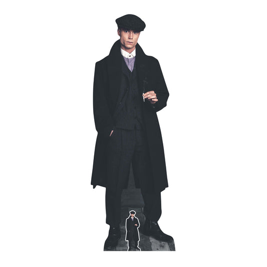 SC1175 1920's Style Peaky Blinders Gangster Smoking Cardboard Cutout Height 185cm
