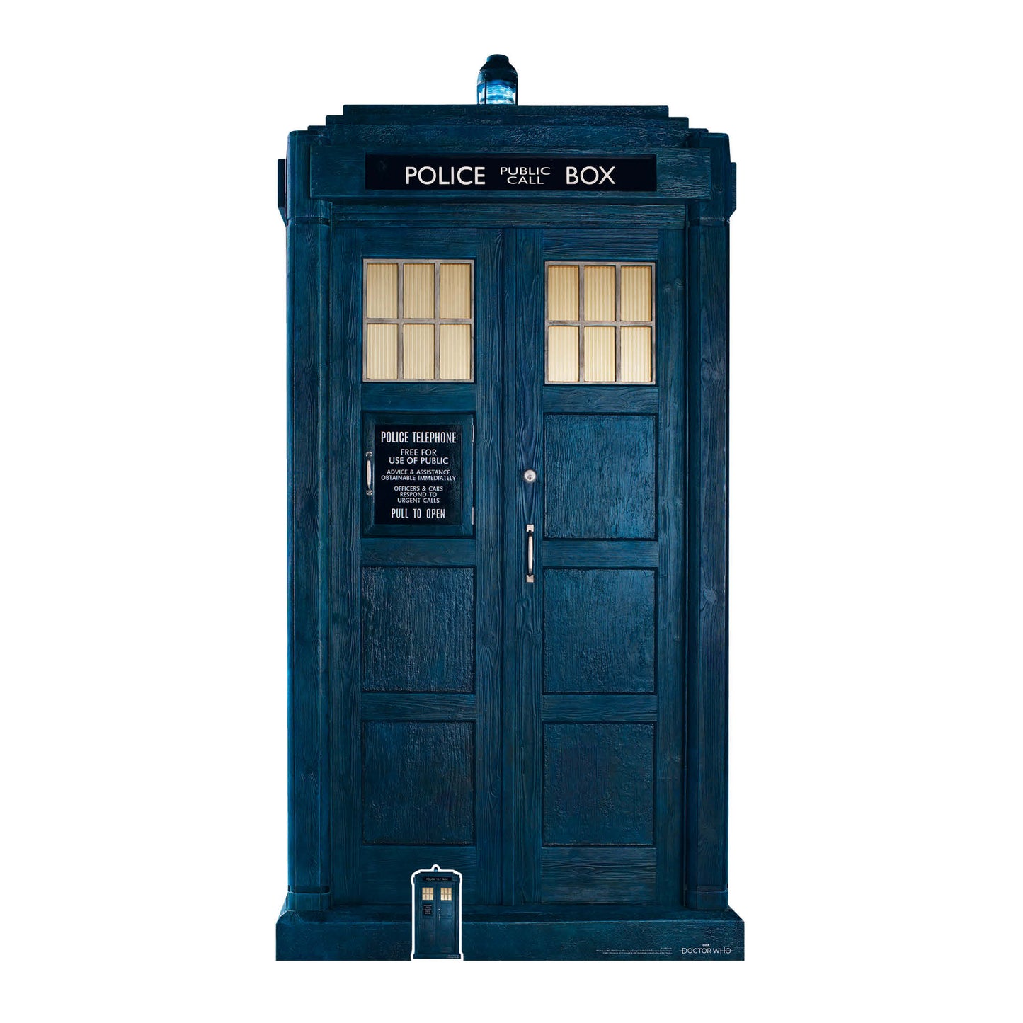 SC1188 13th Doctor Who TARDIS 2/3 Lifesize Carboard Cut Out Height 195cm