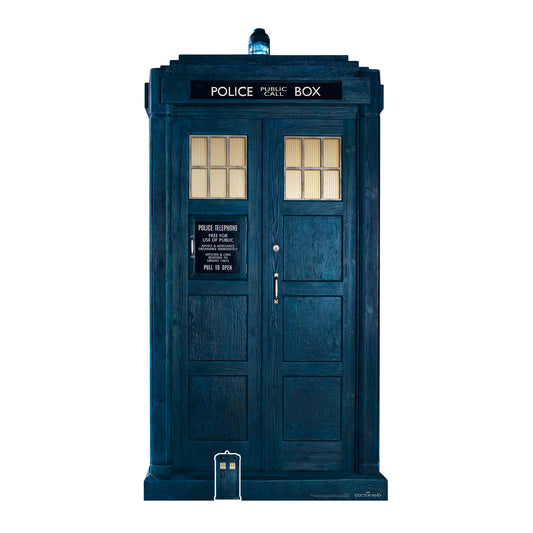 SC1188 13th Doctor Who TARDIS 2/3 Lifesize Carboard Cut Out Height 195cm