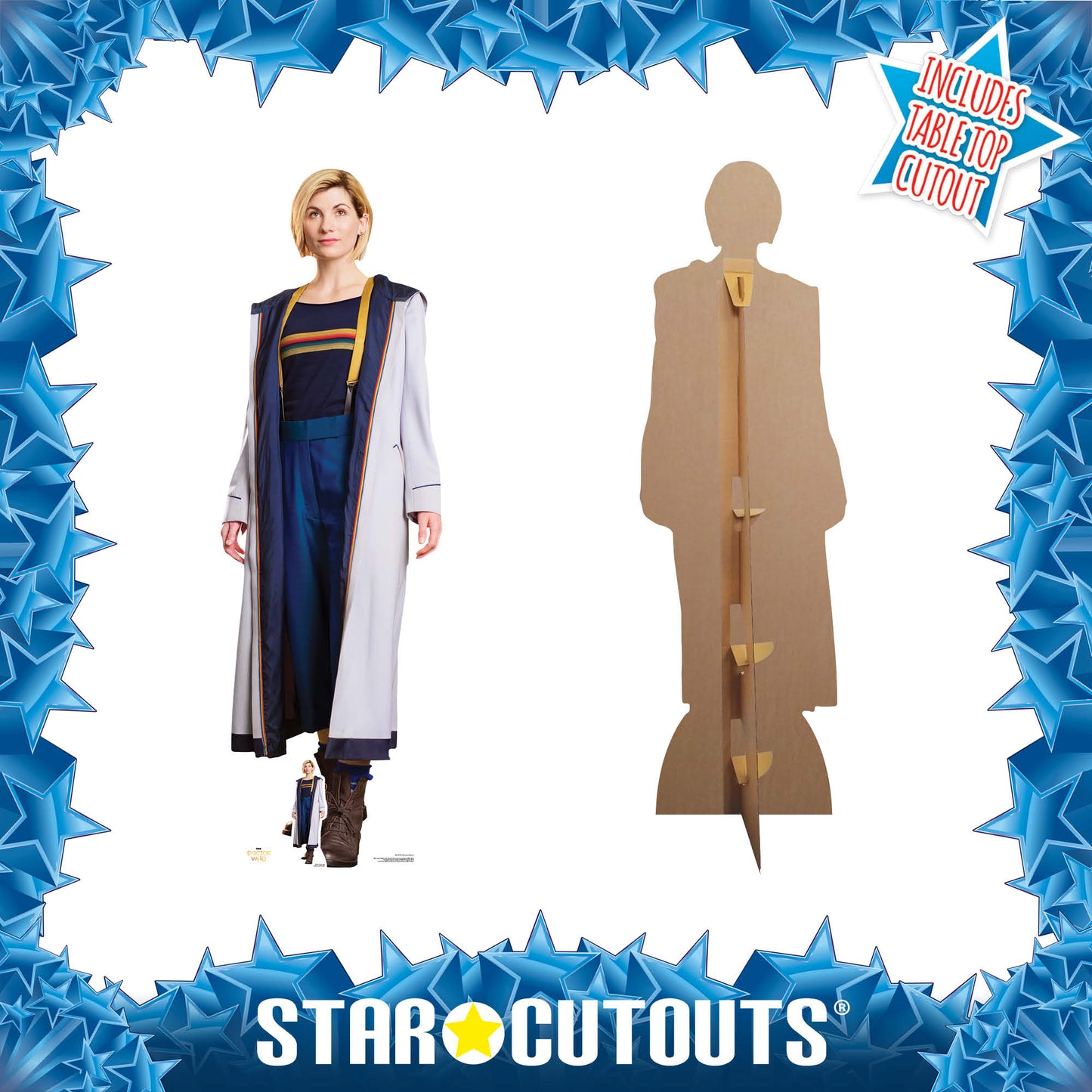 SC1197 Jodie Whittaker 13th Doctor Who Lifesize  Cardboard Cut Out Height 168cm