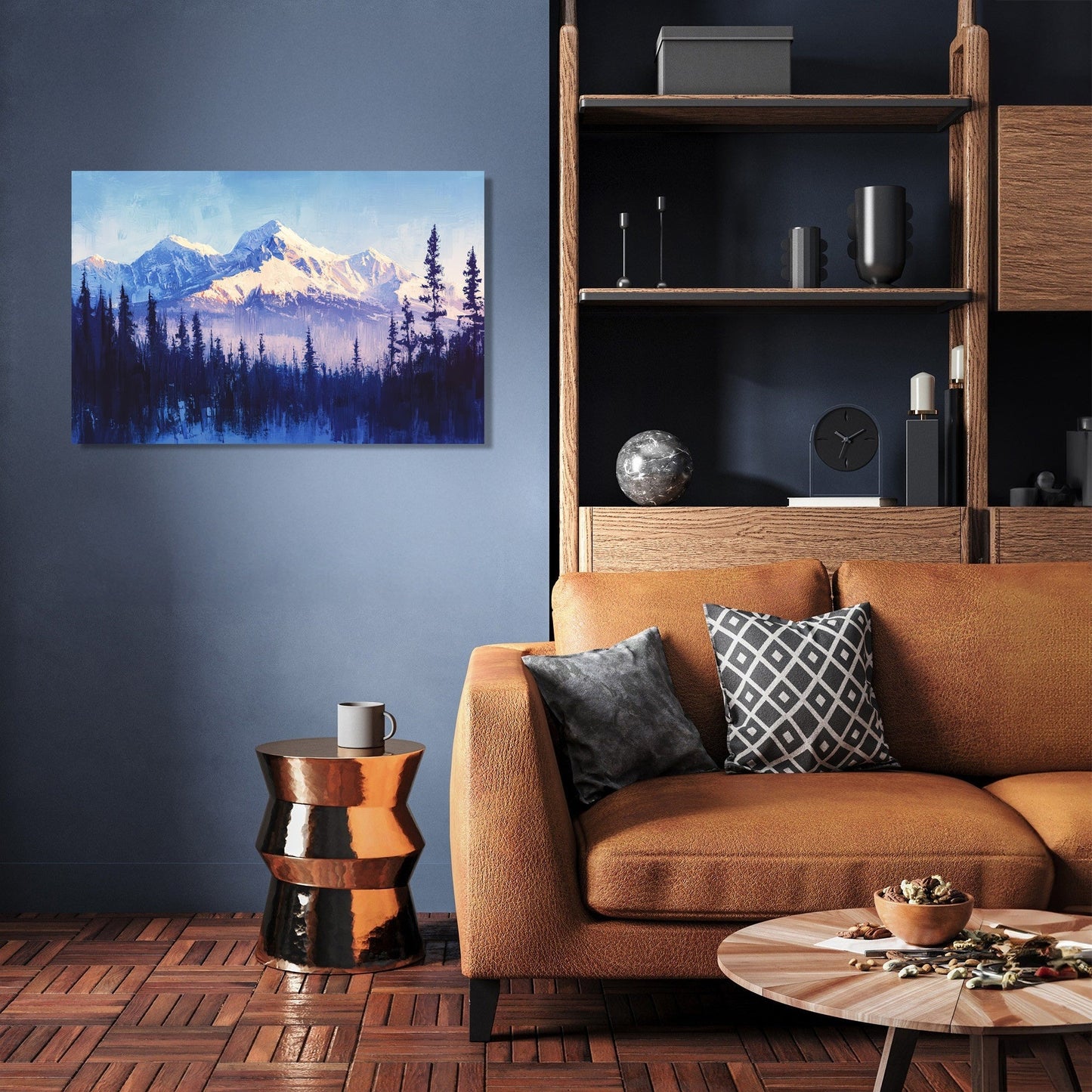 Enigmatic Alpine Serenity Canvas
