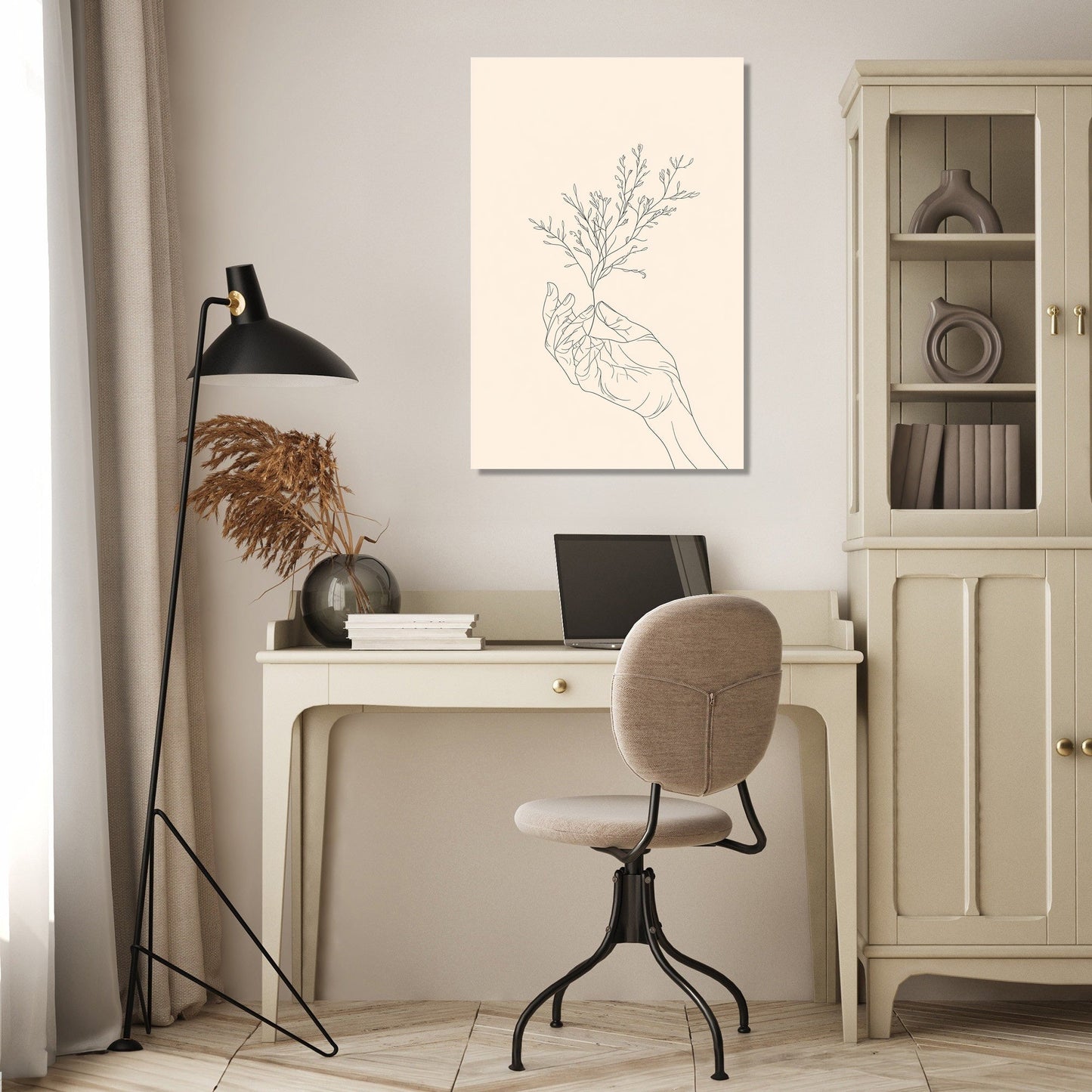 Hand and Plant Canvas