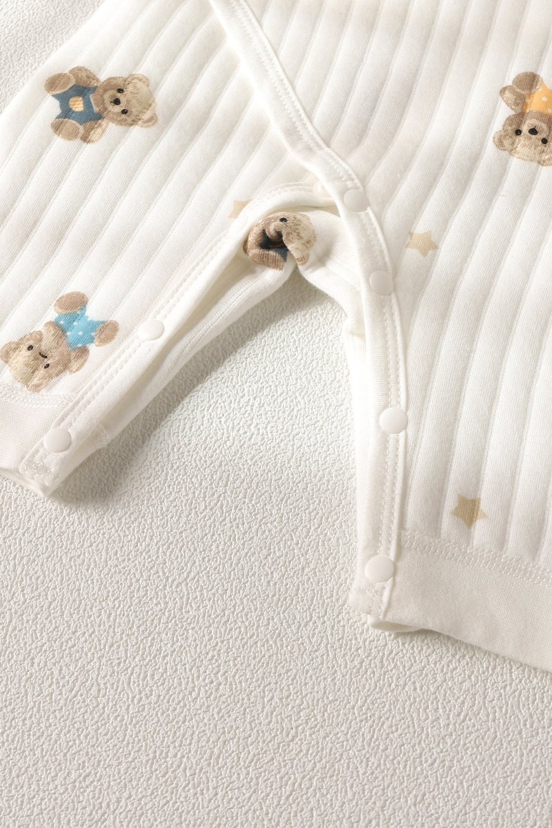 The Charming Bear Boucle Wrap Baby Grow Romper
