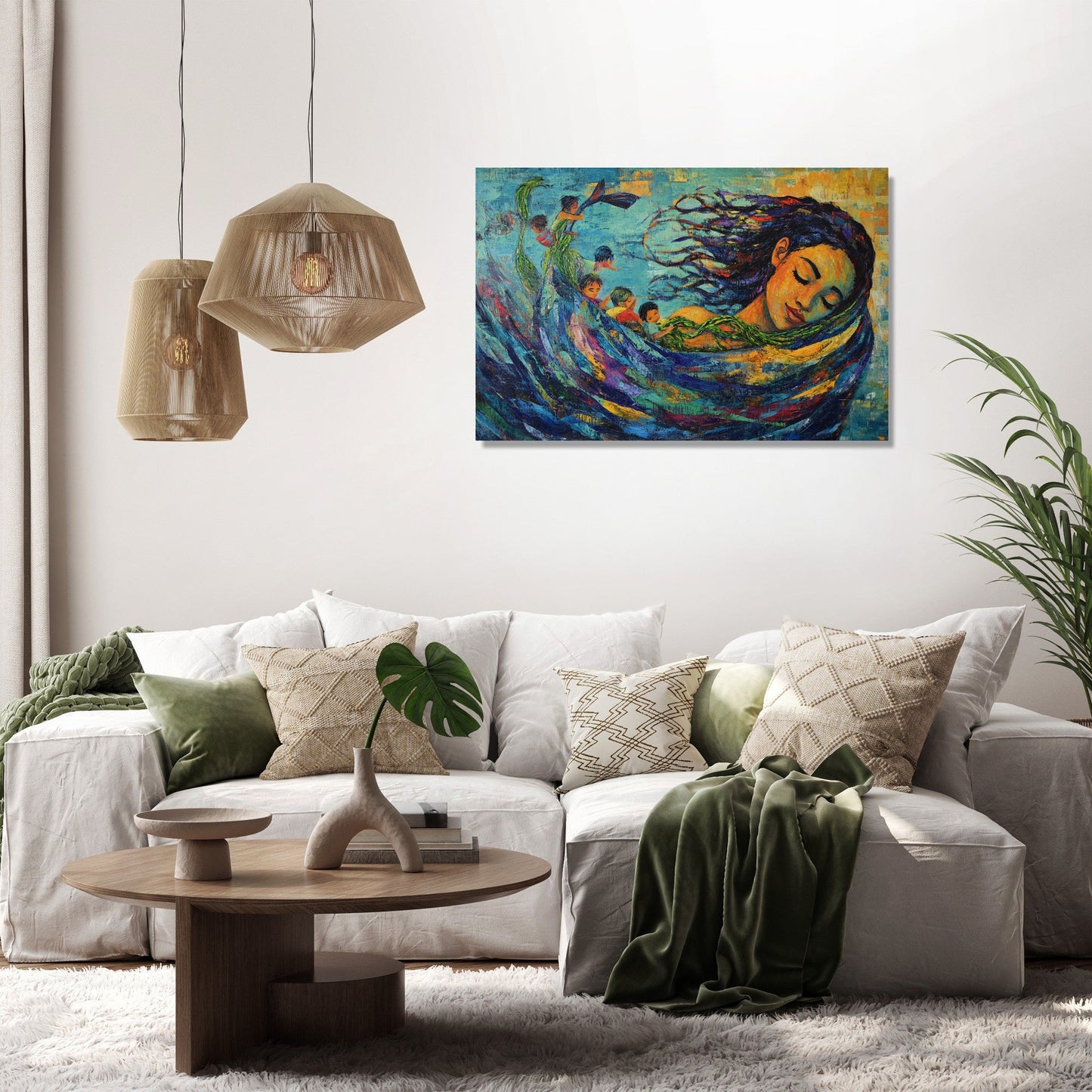 Sea Mother Vibrance Canvas