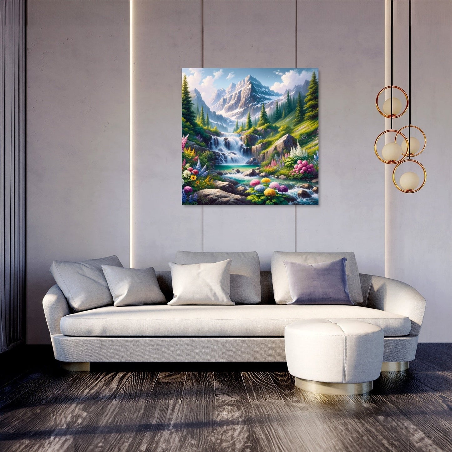 Spring Cascade Canvas
