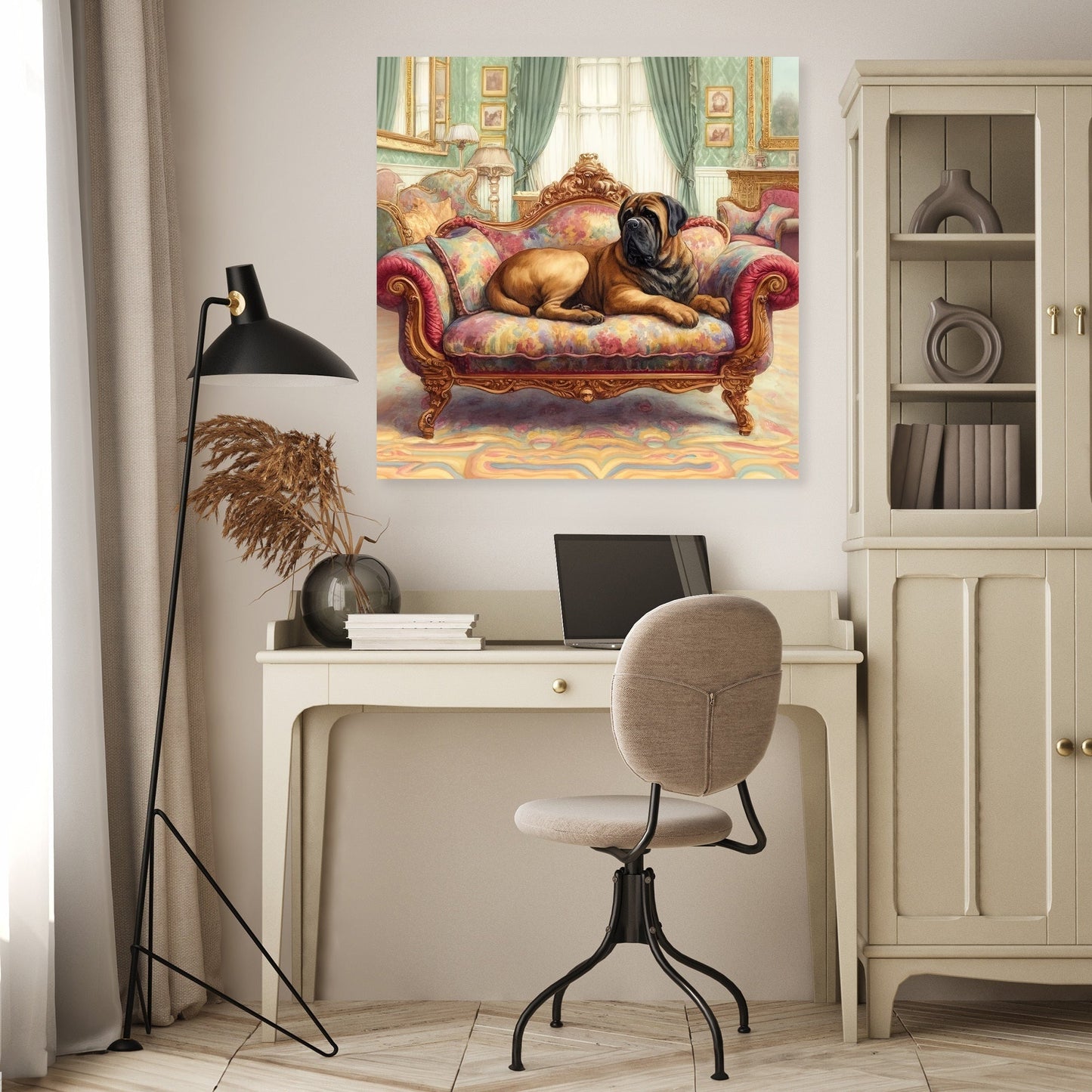 Victorian Leisure Bullmastiff Canvas
