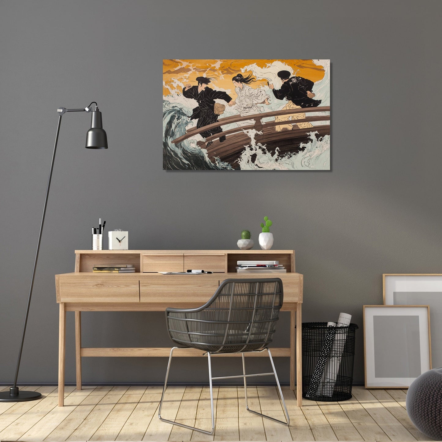 Gale-Struck Travellers Canvas
