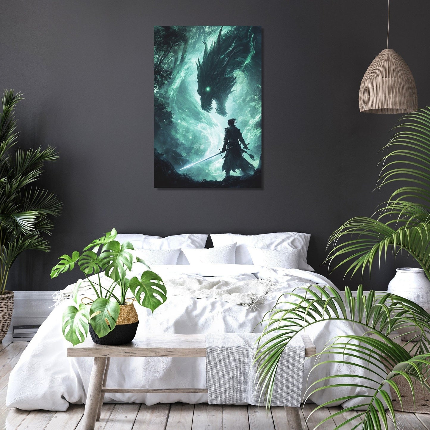 Mystic Duel Forest Canvas