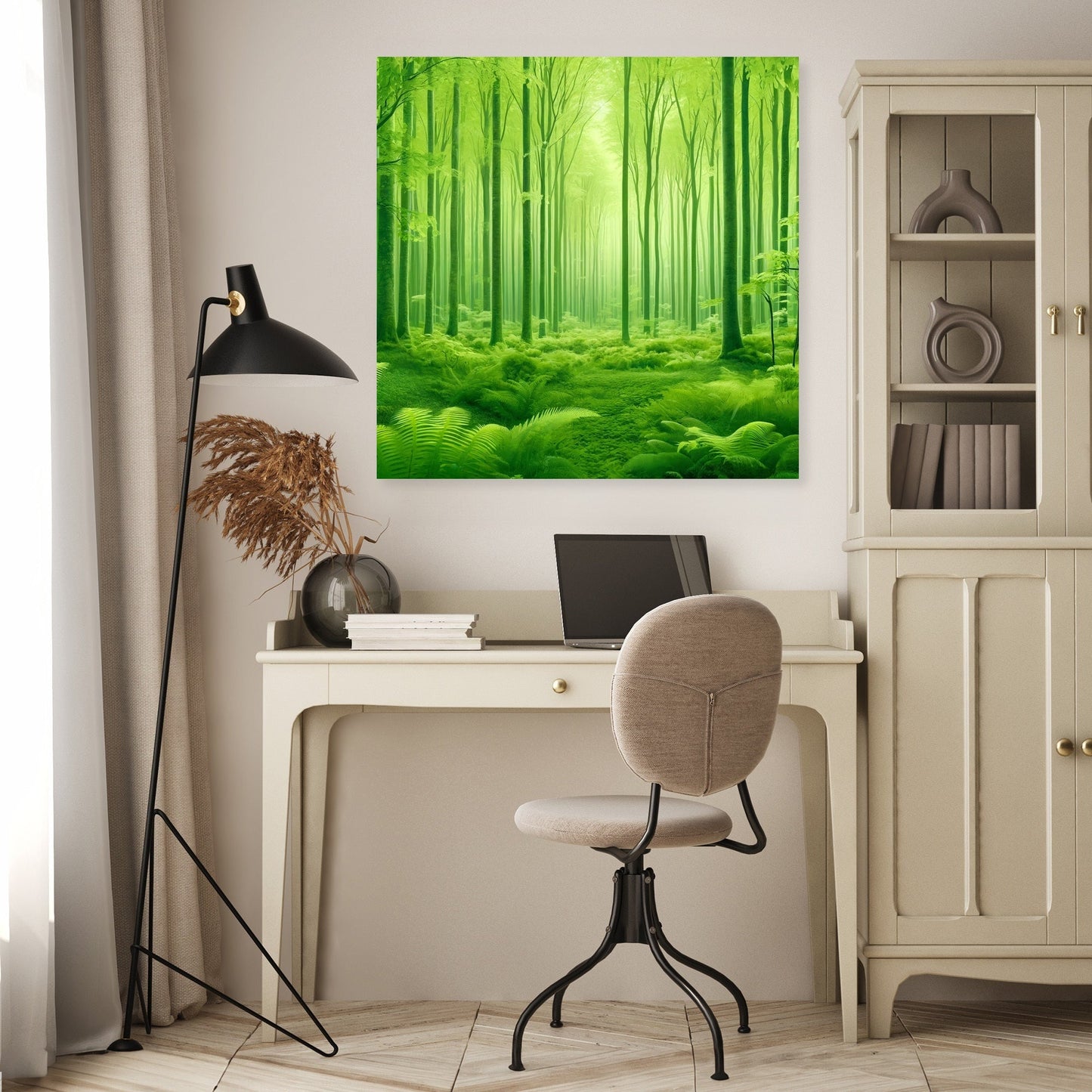 Lime Green Canopy Canvas