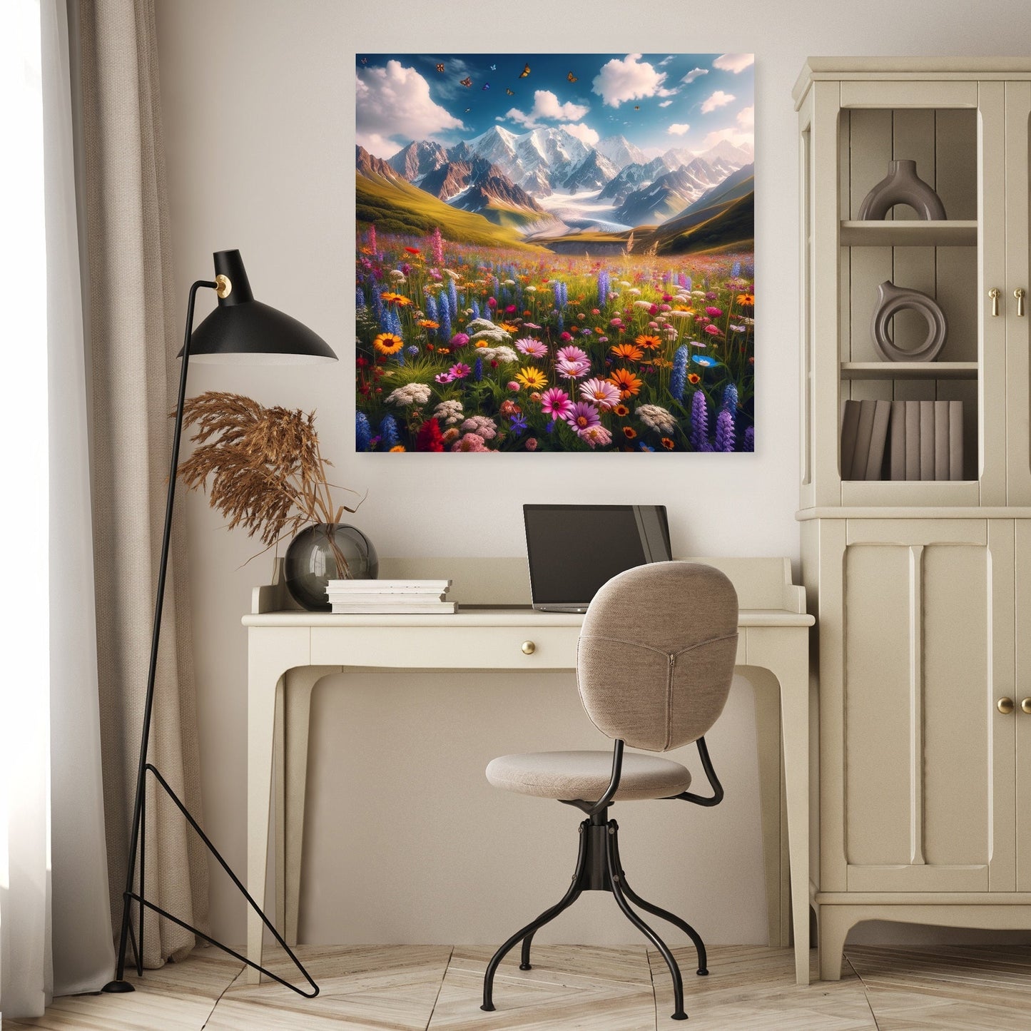 Alpine Meadow Splendour Canvas