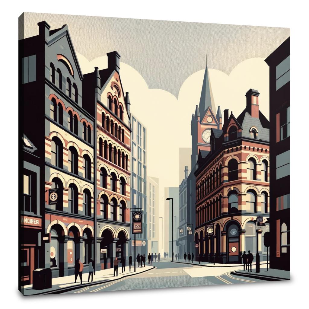 Manchester Northern Quarter Essence Canvas