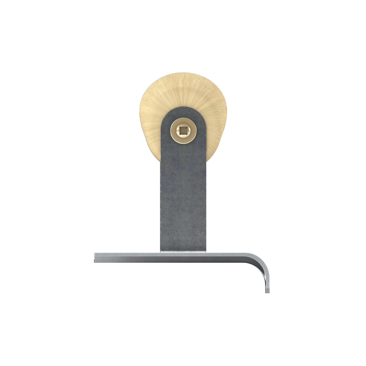 Bon Tool Curved End Concrete Edger - Wood Wave Handle