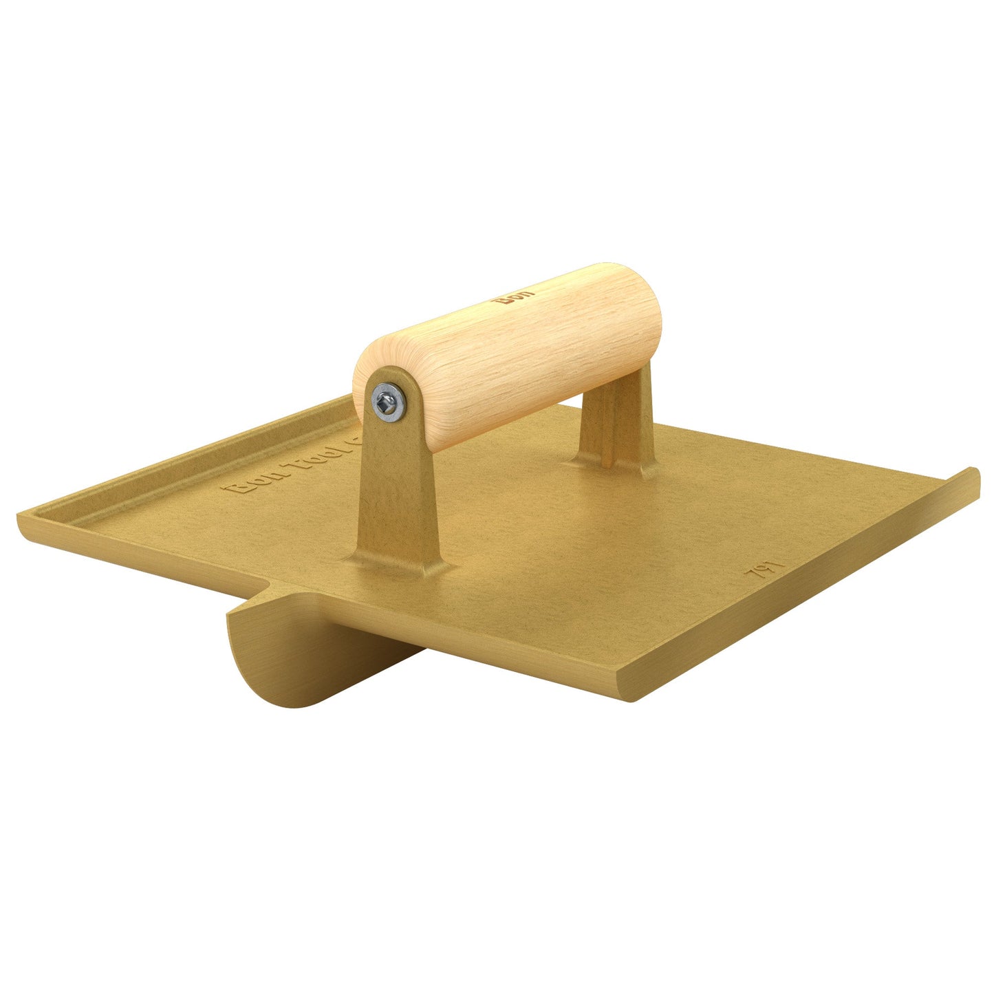 Bon Tool Wide Bronze Hand Concrete Groover - Wood Handle