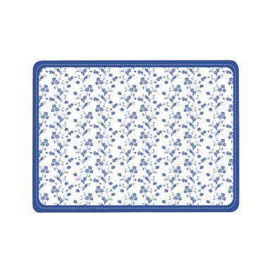 Set of Four Placemats | Blue Rose