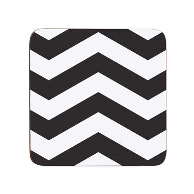 Set of Four Coasters | Chevron