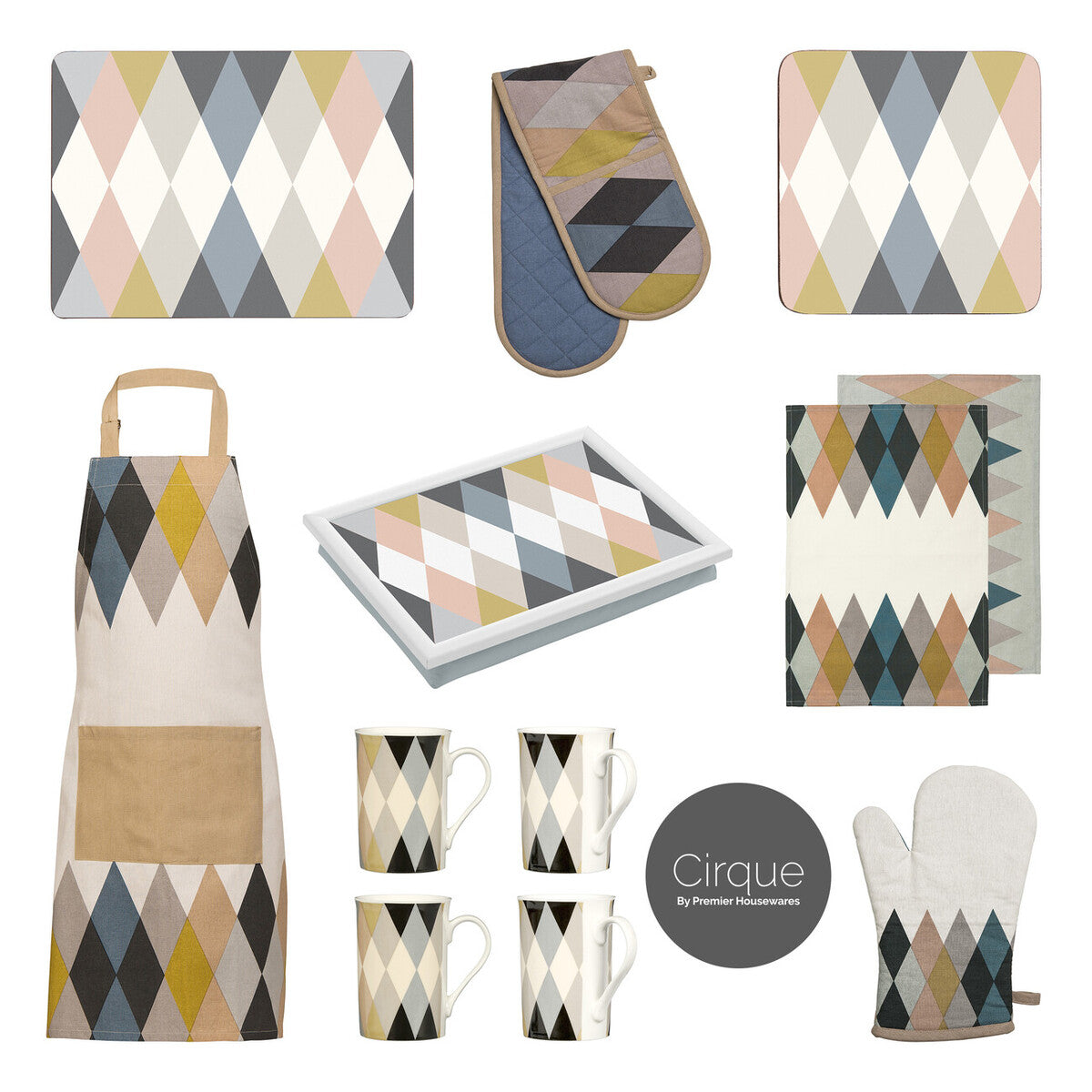 Cirque Set Of Four Placemats