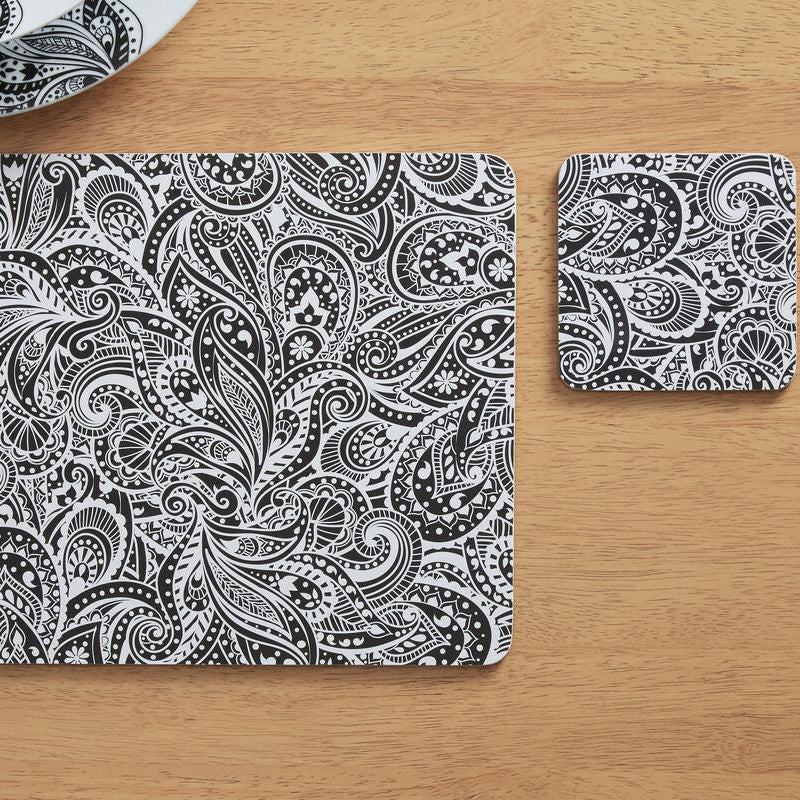 Paisley Set Of 4 Cork Placemats